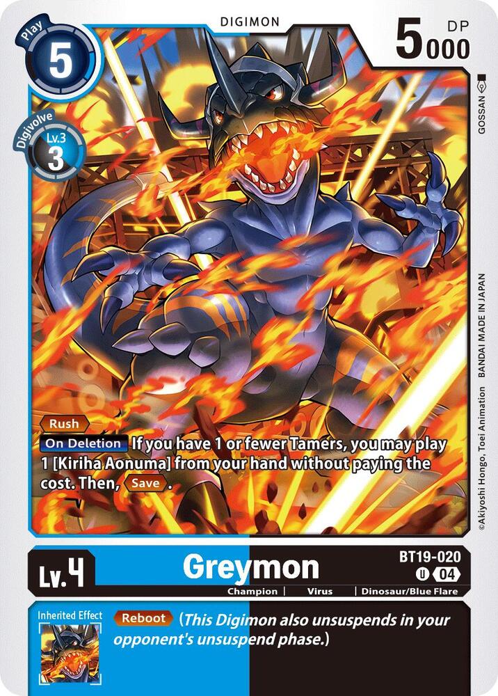 Greymon BT19-020 U (Release Special Booster 2.5) 