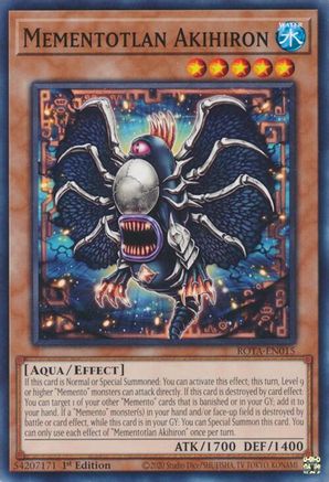Mementotlan Akihiron (ROTA-EN015) - Common - 1st Edition - Rage of the Abyss