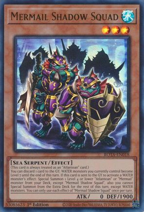 Mermail Shadow Squad (ROTA-EN018) - Ultra Rare - Rage of the Abyss