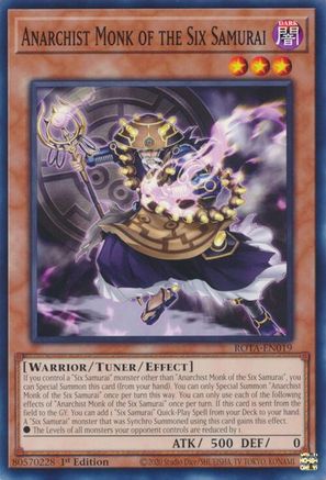 Anarchist Monk of the Six Samurai (ROTA-EN019) - Common - Rage of the Abyss