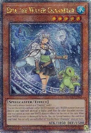 Eria the Water Channeler (Quarter Century Secret Rare) (ROTA-EN023) - Quarter Century Secret Rare - Rage of the Abyss