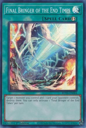 Final Bringer of the End Times (ROTA-EN064) - Super Rare - Rage of the Abyss