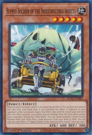 Supply Soldier of the Indestructible Insects (ROTA-EN081) - Common - 1st Edition - Rage of the Abyss