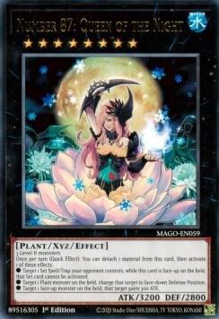 Number 87 Queen of the Night MAGO-EN059 (Maximum Gold)  - 1st Edition