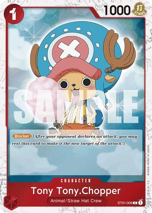 Tony Tony.Chopper (ST01-006) (Jolly Roger Foil) (ST01-006) - Foil Common - Premium Booster -The Best-