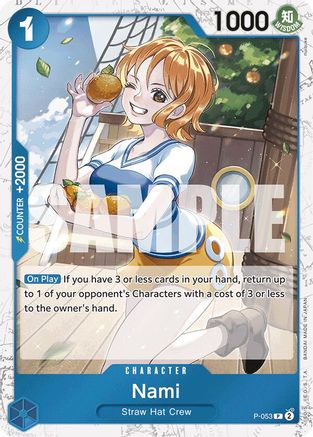 Nami (P-053) (Jolly Roger Foil) (P-053) - Foil Promo - Premium Booster -The Best-