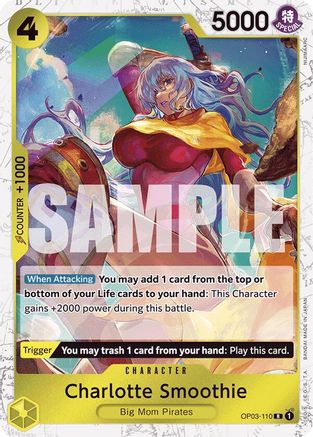 Charlotte Smoothie (Jolly Roger Foil) (OP03-110) - Foil Rare - Premium Booster -The Best-