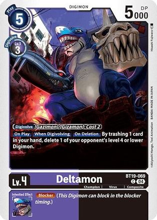 Deltamon - BT19-069 (BT19-069)  Common - Release Special Booster 2.0