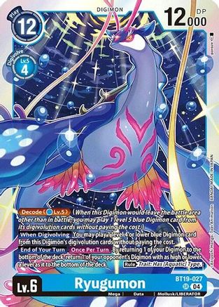 Ryugumon (BT19-027) Foil Super Rare - Release Special Booster 2.0