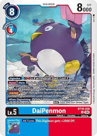 DaiPenmon (BT18-026)  Uncommon - Release Special Booster 2.0