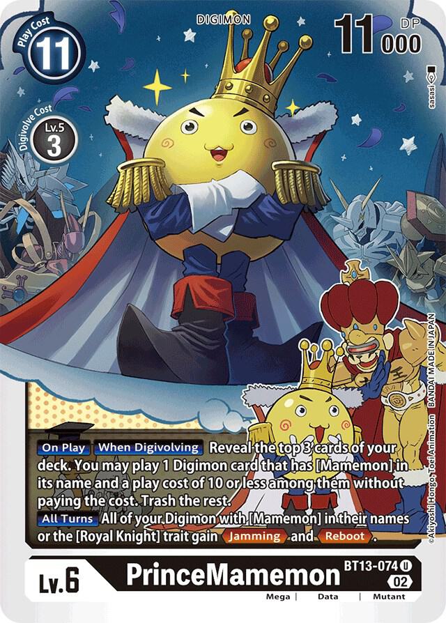 PrinceMamemon BT13-074 U (Versus Royal Knights) 