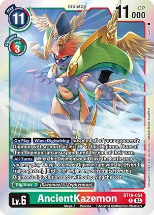 AncientKazemon (BT18-054) Foil Rare - Release Special Booster 2.0