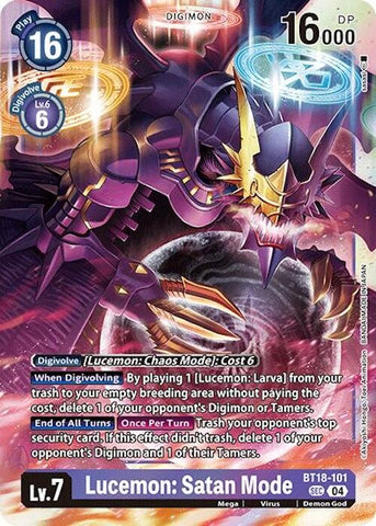 Lucemon: Satan Mode [BT18-101] [Release Special Booster 2.0]