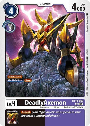 DeadlyAxemon [BT19-059] [Release Special Booster 2.0]