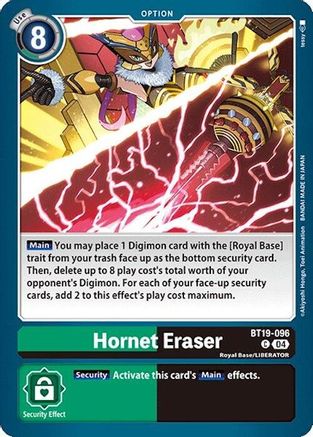Hornet Eraser (BT19-096)  Common - Release Special Booster 2.0