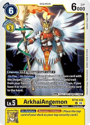 ArkhaiAngemon (BT18-038)  Uncommon - Release Special Booster 2.0