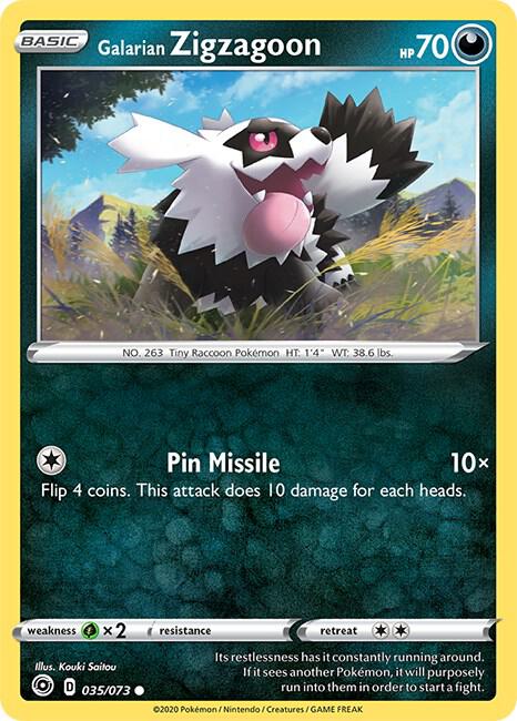 Galarian Zigzagoon 35/73 (Champion's Path) 