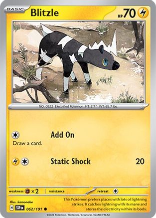 Blitzle 62  - Common - SV08: Surging Sparks