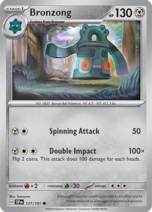 Bronzong 127  - Common - SV08: Surging Sparks