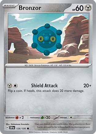 Bronzor 126  - Common - SV08: Surging Sparks