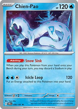 Chien-Pao 56 Holofoil - Rare - SV08: Surging Sparks