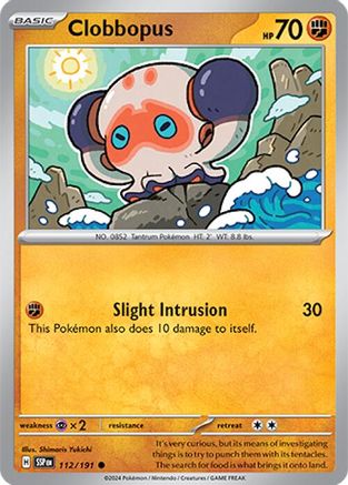 Clobbopus - 112/191 112  - Common - SV08: Surging Sparks
