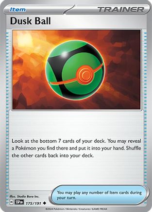 Dusk Ball 175  - Uncommon - SV08: Surging Sparks