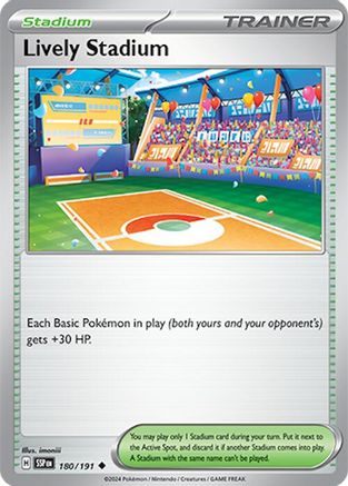 Lively Stadium 180  - Uncommon - SV08: Surging Sparks