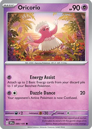 Oricorio - 089/191 89  - Common - SV08: Surging Sparks