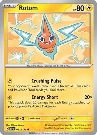 Rotom 61  - Common - SV08: Surging Sparks