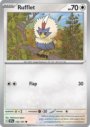 Rufflet 152  - Common - SV08: Surging Sparks