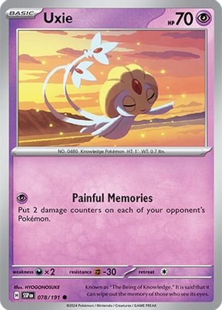 Uxie 78  - Common - SV08: Surging Sparks