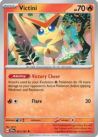 Victini 21  - Uncommon - SV08: Surging Sparks