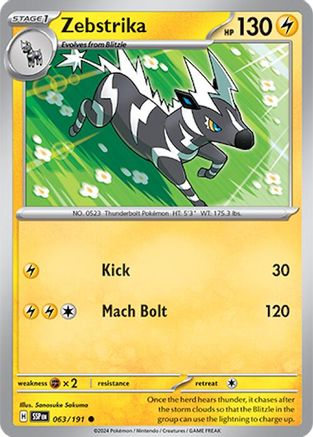 Zebstrika 63  - Common - SV08: Surging Sparks