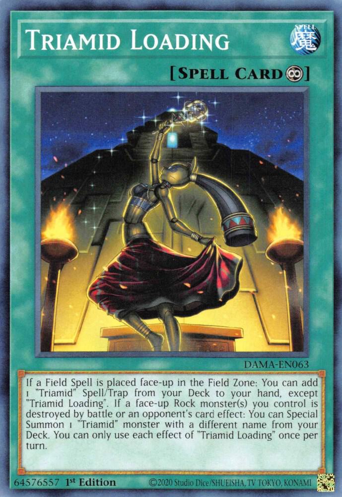 Triamid Loading DAMA-EN063 (Dawn of Majesty)  - 1st Edition