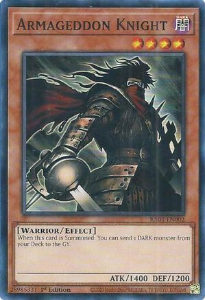 Armageddon Knight (RA03-EN002) - Super Rare - Quarter Century Bonanza