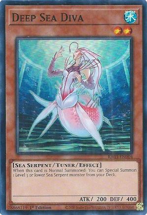 Deep Sea Diva (RA03-EN004) - Super Rare - 1st Edition - Quarter Century Bonanza
