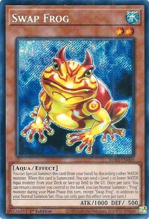 Swap Frog (Secret Rare) (RA03-EN005) - Secret Rare - 1st Edition - Quarter Century Bonanza