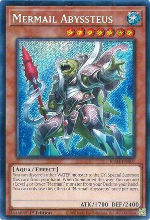 Mermail Abyssteus (Secret Rare) (RA03-EN007) - Secret Rare - Quarter Century Bonanza