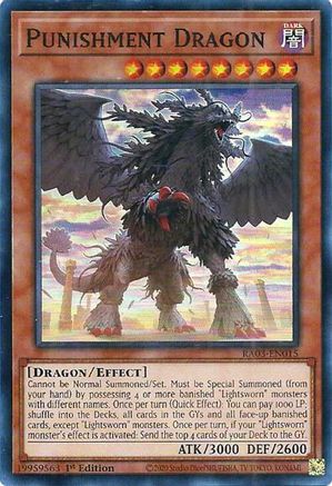 Punishment Dragon (RA03-EN015) - Super Rare - Quarter Century Bonanza