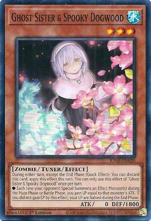 Ghost Sister & Spooky Dogwood (Alternate Art) (RA03-EN020) - Super Rare - Quarter Century Bonanza