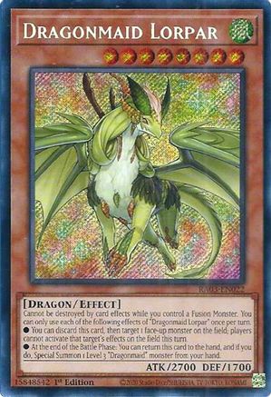 Dragonmaid Lorpar (Secret Rare) (RA03-EN022) - Secret Rare - Quarter Century Bonanza