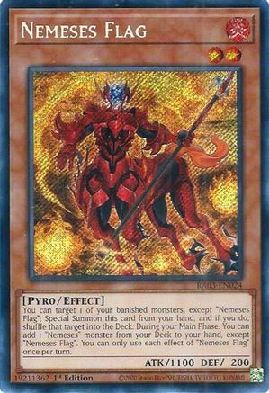 Nemeses Flag (Secret Rare) (RA03-EN024) - Secret Rare - Quarter Century Bonanza
