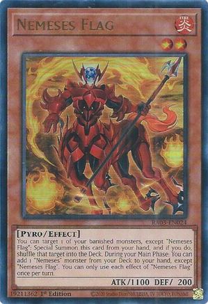 Nemeses Flag (UR) (RA03-EN024) - Ultra Rare - Quarter Century Bonanza