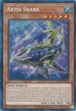 Abyss Shark (Secret Rare) (RA03-EN030) - Secret Rare - 1st Edition - Quarter Century Bonanza