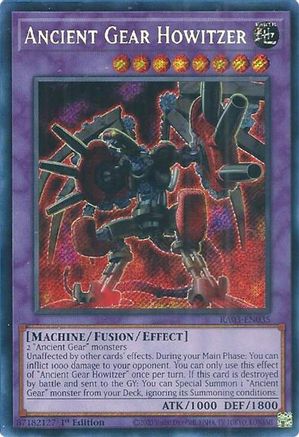 Ancient Gear Howitzer (Secret Rare) (RA03-EN035) - Secret Rare - 1st Edition - Quarter Century Bonanza