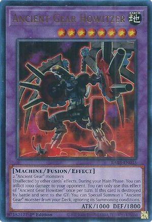 Ancient Gear Howitzer (UR) (RA03-EN035) - Ultra Rare - 1st Edition - Quarter Century Bonanza