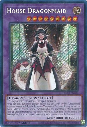House Dragonmaid (Secret Rare) (RA03-EN037) - Secret Rare - 1st Edition - Quarter Century Bonanza