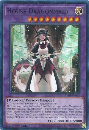 House Dragonmaid (RA03-EN037) - Super Rare - 1st Edition - Quarter Century Bonanza