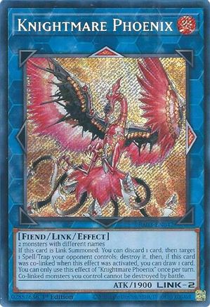 Knightmare Phoenix (Secret Rare) (RA03-EN042) - Secret Rare - 1st Edition - Quarter Century Bonanza